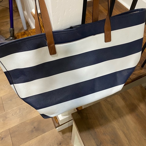 Michael Kors Summer Blue & White Tote - Picture 2 of 5